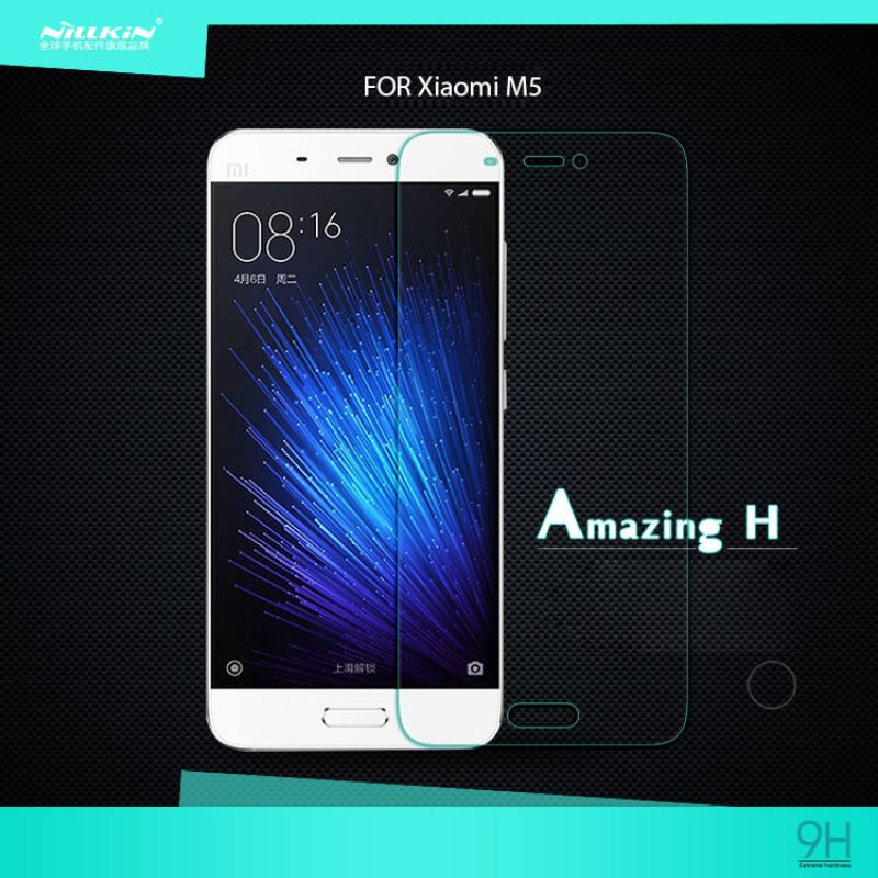 Nillkin Amazing H tempered glass screen protector for Xiaomi Mi5 order from official NILLKIN store