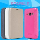 Nillkin Sparkle Series New Leather case for Samsung Galaxy J1 (2016) 4.5inch order from official NILLKIN store