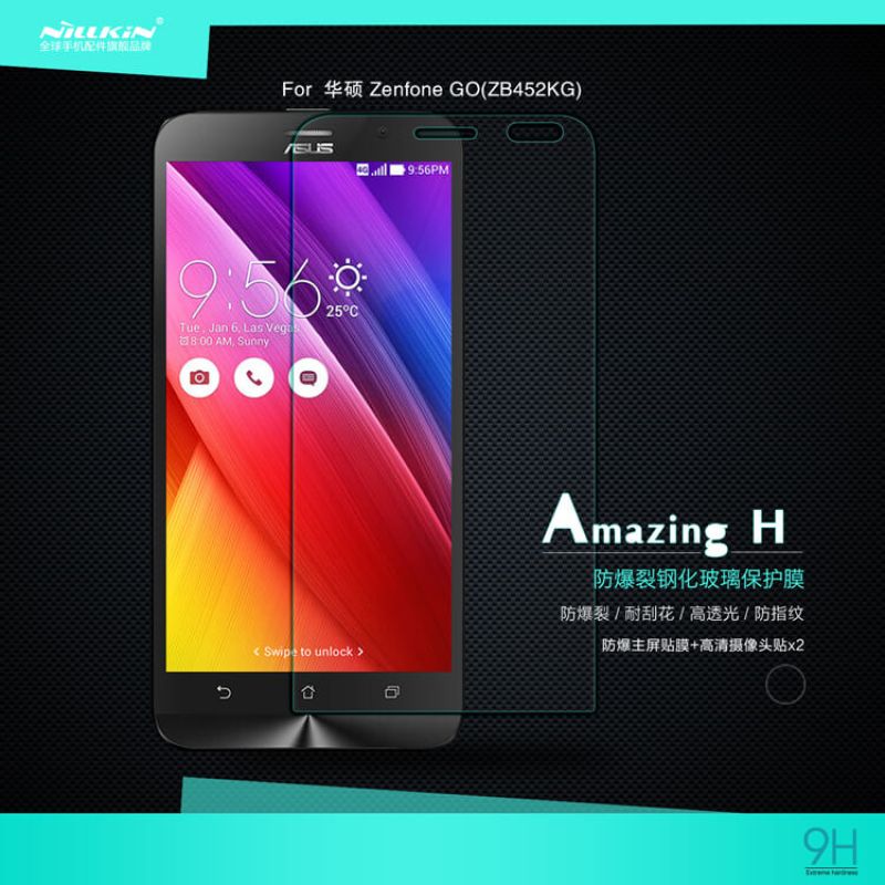 Nillkin Amazing H tempered glass screen protector for ASUS Zenfone Go (ZB452KG) order from official NILLKIN store