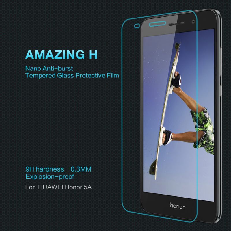 Nillkin Amazing H tempered glass screen protector for Huawei Honor 5A order from official NILLKIN store