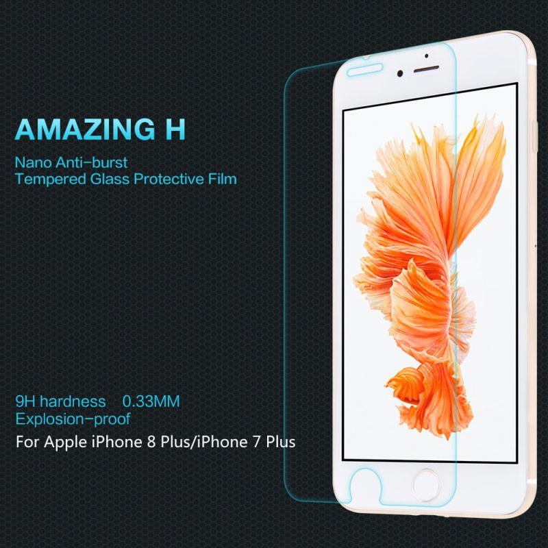 Nillkin Amazing H tempered glass screen protector for Apple iPhone 8 Plus / iPhone 7 Plus order from official NILLKIN store