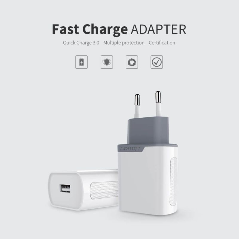 Nillkin Fast Charge Adapter with Quick Charge 3.0 support (Euro Plug) order from official NILLKIN store