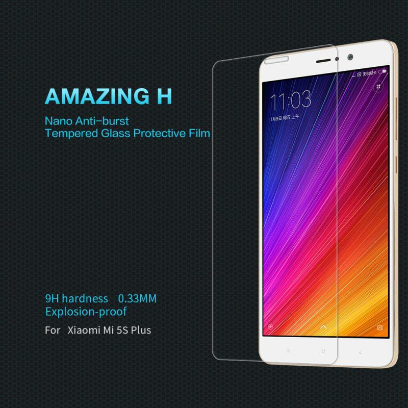 Nillkin Amazing H tempered glass screen protector for Xiaomi Mi5S Plus (Mi 5S Plus) order from official NILLKIN store