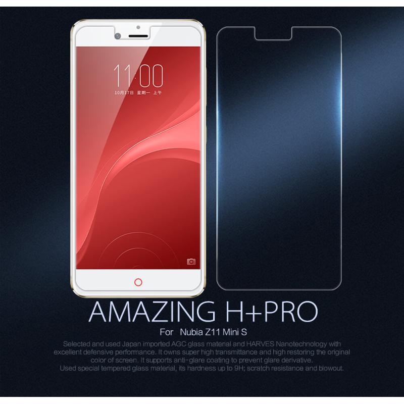 Nillkin Amazing H+ Pro tempered glass screen protector for ZTE Nubia Z11 Mini S order from official NILLKIN store