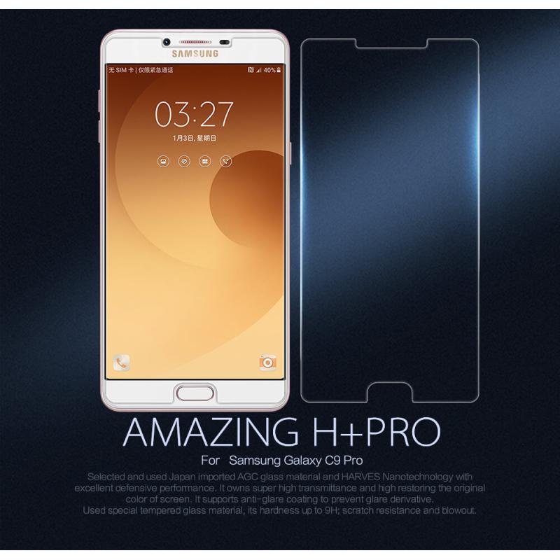 Nillkin Amazing H+ Pro tempered glass screen protector for Samsung Galaxy C9 Pro order from official NILLKIN store