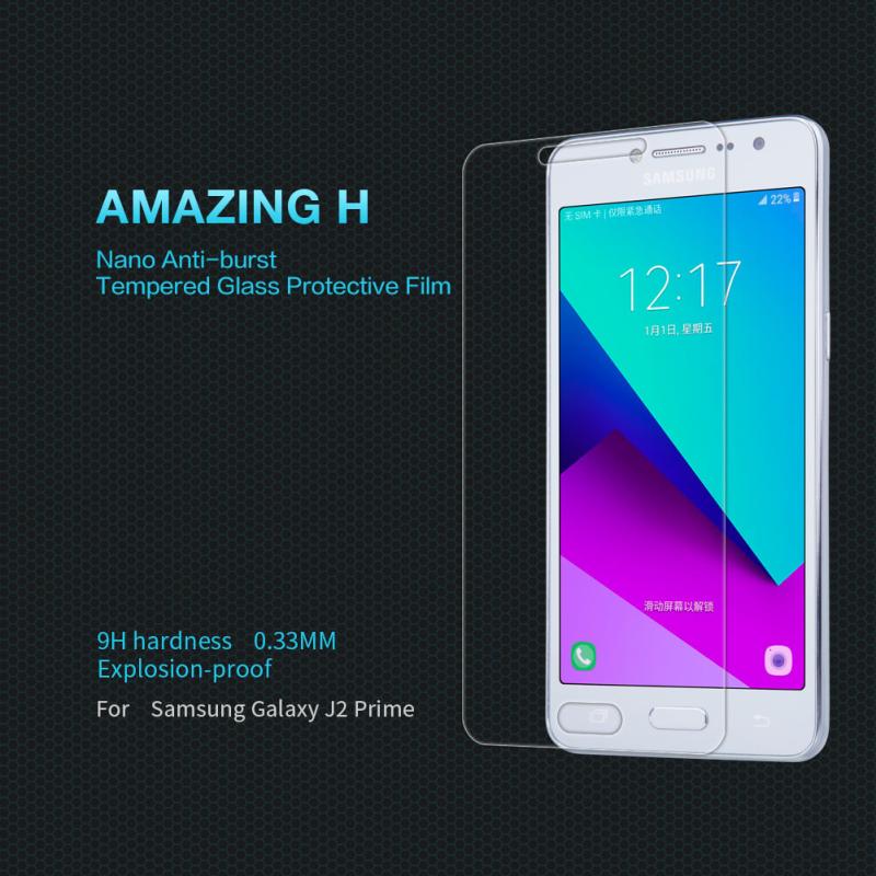 Nillkin Amazing H tempered glass screen protector for Samsung Galaxy J2 Prime order from official NILLKIN store