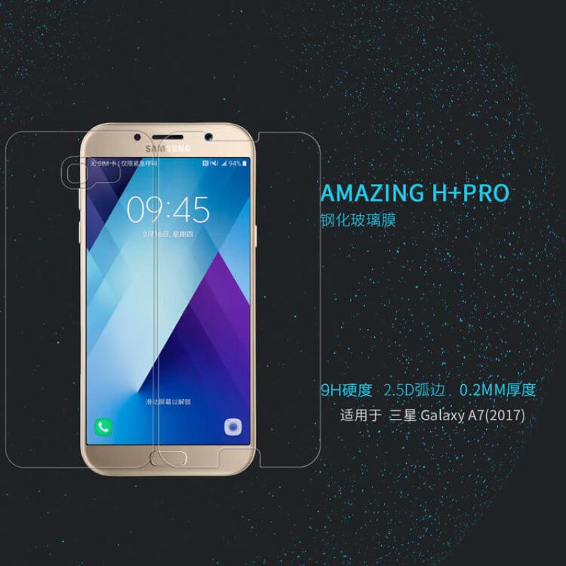 Nillkin Amazing H+ Pro tempered glass screen protector for Samsung Galaxy A7 (2017) order from official NILLKIN store