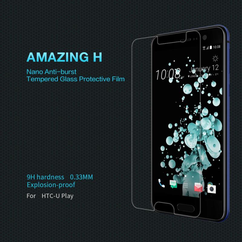 Nillkin Amazing H tempered glass screen protector for HTC U Play order from official NILLKIN store