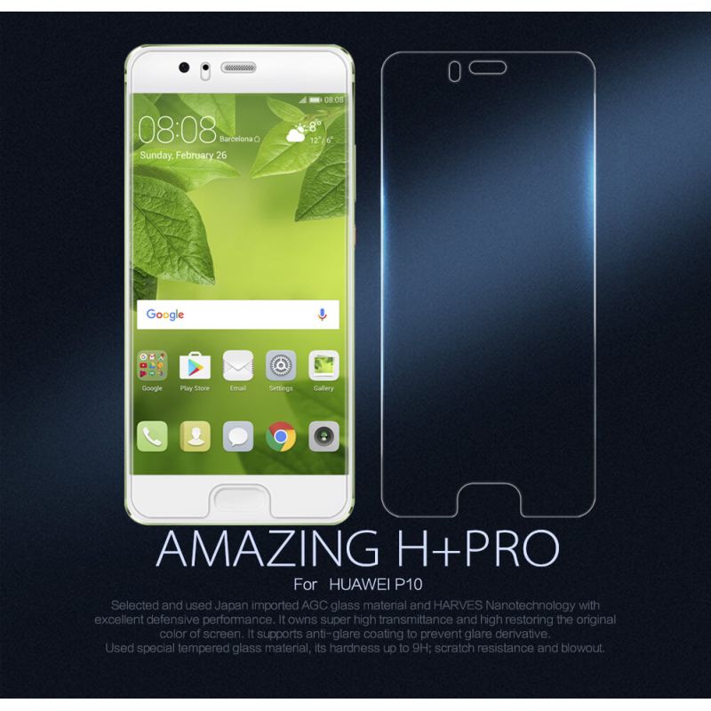 Nillkin Amazing H+ Pro tempered glass screen protector for Huawei P10 VTR-L09 VTR-L29 order from official NILLKIN store