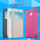 Nillkin Sparkle Series New Leather case for Xiaomi Redmi 4X order from official NILLKIN store