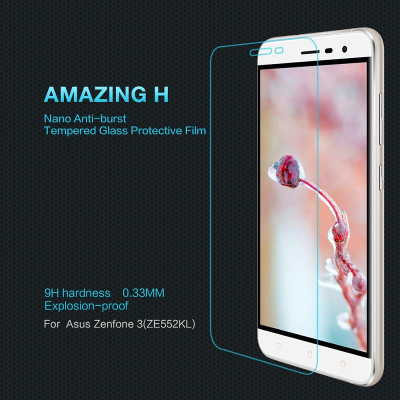 Nillkin Amazing H tempered glass screen protector for Asus Zenfone 3 (ZE552KL) order from official NILLKIN store