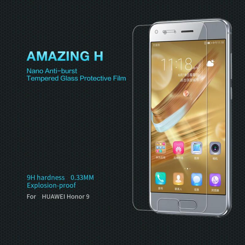 Nillkin Amazing H tempered glass screen protector for Huawei Honor 9 order from official NILLKIN store