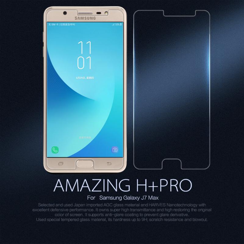 Nillkin Amazing H+ Pro tempered glass screen protector for Samsung Galaxy J7 Max order from official NILLKIN store