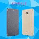 Nillkin Sparkle Series New Leather case for Meizu M5c (Charm Blue A5)