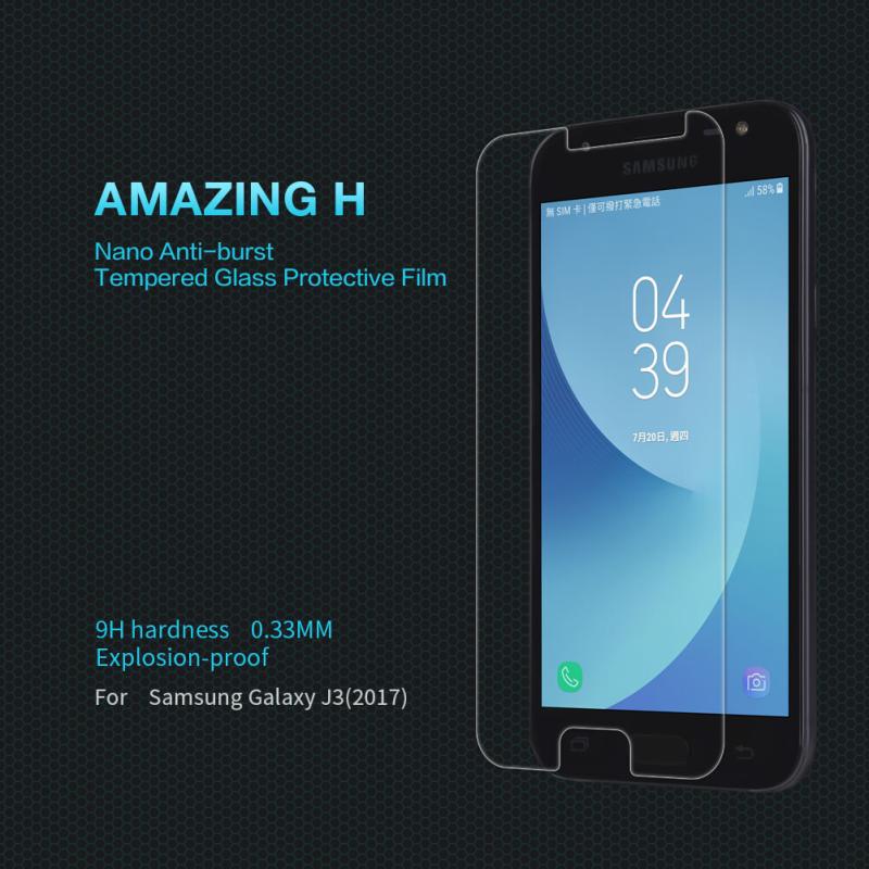 Nillkin Amazing H tempered glass screen protector for Samsung Galaxy J3 (2017) order from official NILLKIN store