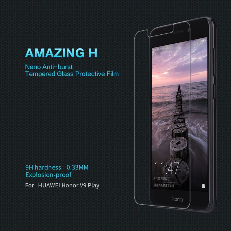 Nillkin Amazing H tempered glass screen protector for Huawei Honor V9 Play order from official NILLKIN store