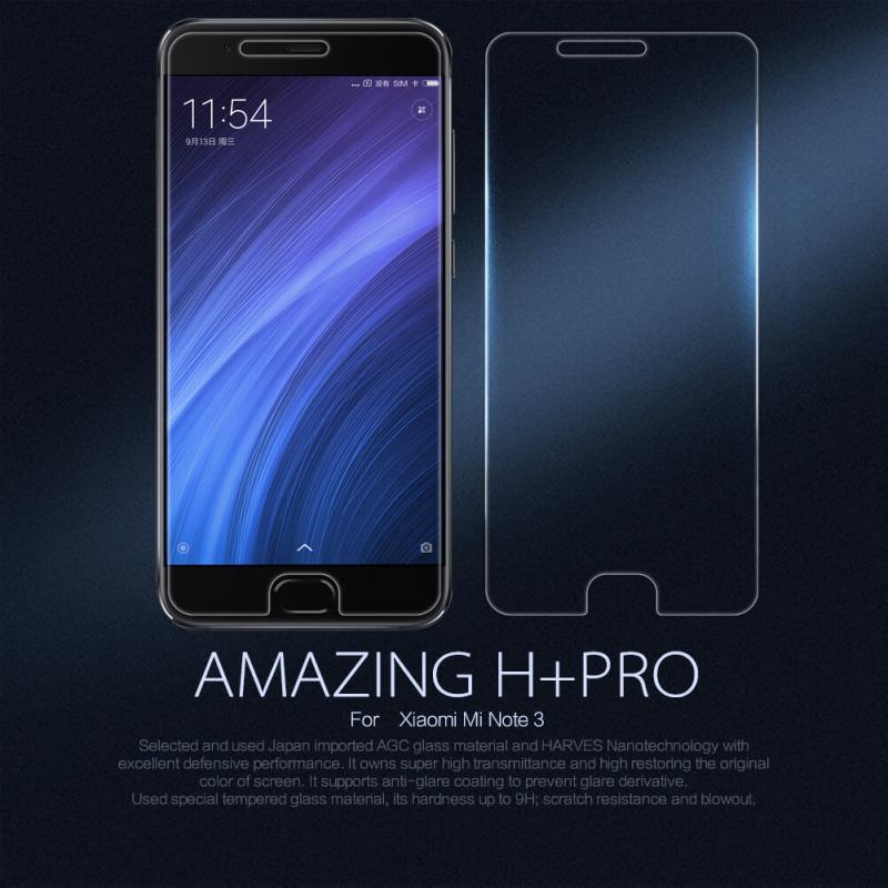 Nillkin Amazing H+ Pro tempered glass screen protector for Xiaomi Mi Note 3 order from official NILLKIN store
