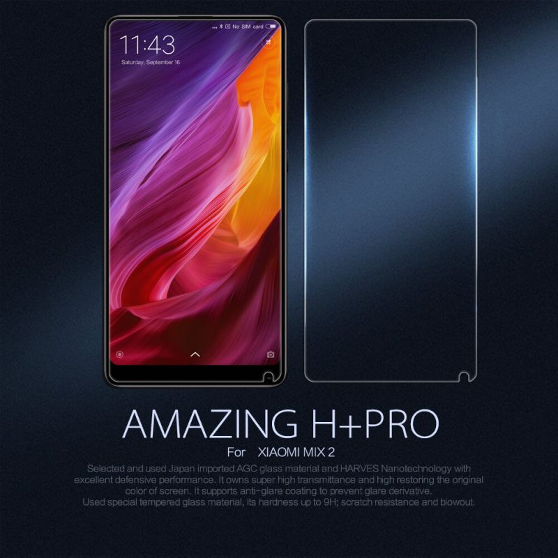 Nillkin Amazing H+ Pro tempered glass screen protector for Xiaomi Mi MIX 2 / 2s order from official NILLKIN store