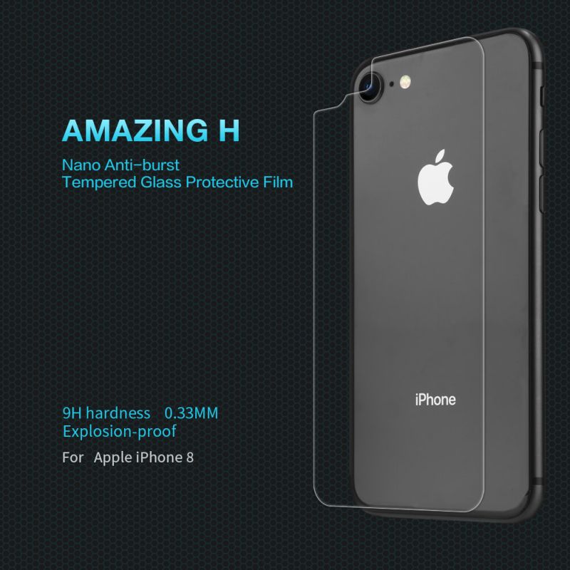 Nillkin Amazing H back cover tempered glass screen protector for Apple iPhone SE (2020), Apple iPhone 8 order from official NILLKIN store