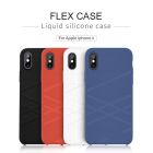Nillkin Flex liquid silicone cover case for Apple iPhone X