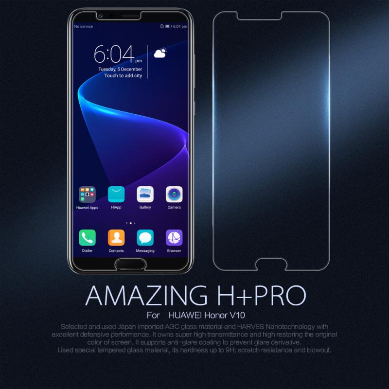 Nillkin Amazing H+ Pro tempered glass screen protector for Huawei Honor V10 (Honor View 10) order from official NILLKIN store