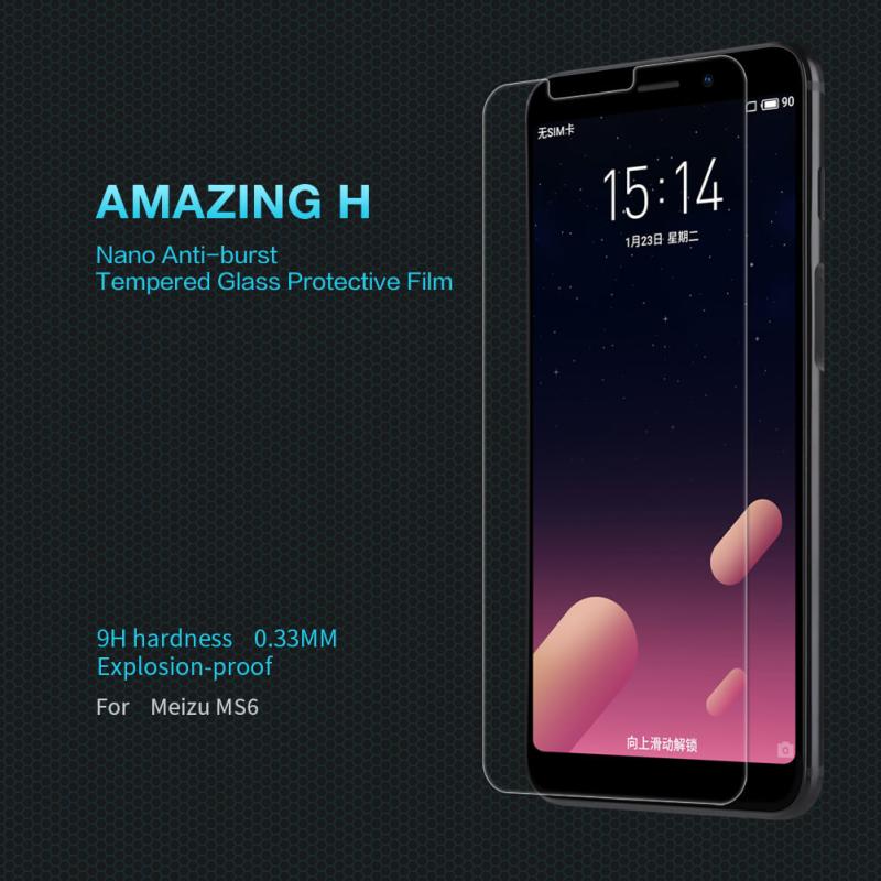 Nillkin Amazing H tempered glass screen protector for Meizu MS6 (S6) order from official NILLKIN store