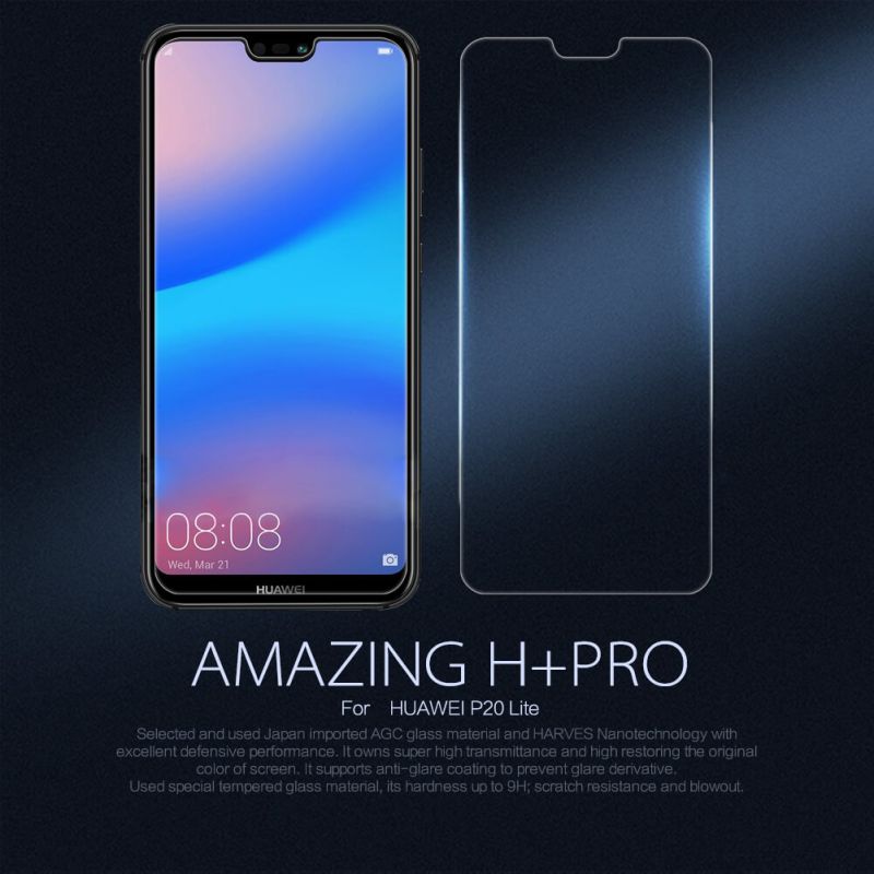 Nillkin Amazing H+ Pro tempered glass screen protector for Huawei P20 Lite (Nova 3E) order from official NILLKIN store