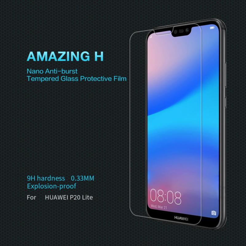 Nillkin Amazing H tempered glass screen protector for Huawei P20 Lite (Nova 3E) order from official NILLKIN store