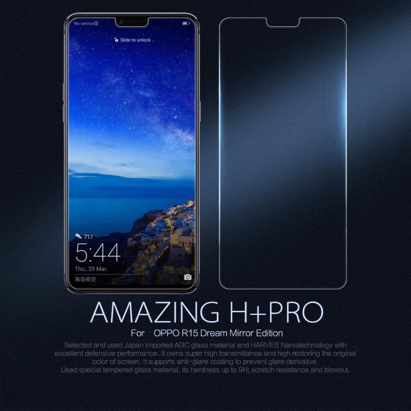 Nillkin Amazing H+ Pro tempered glass screen protector for Oppo R15 (Dream Mirror Edition), R15 Pro order from official NILLKIN store