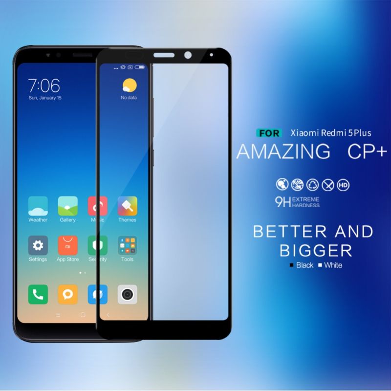 Nillkin Amazing CP+ tempered glass screen protector for Xiaomi Redmi 5 Plus (Xiaomi Redmi Note 5) order from official NILLKIN store