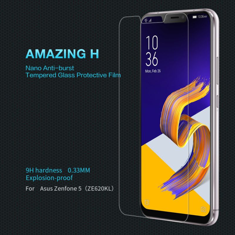 Nillkin Amazing H tempered glass screen protector for Asus Zenfone 5 (ZE620KL) order from official NILLKIN store