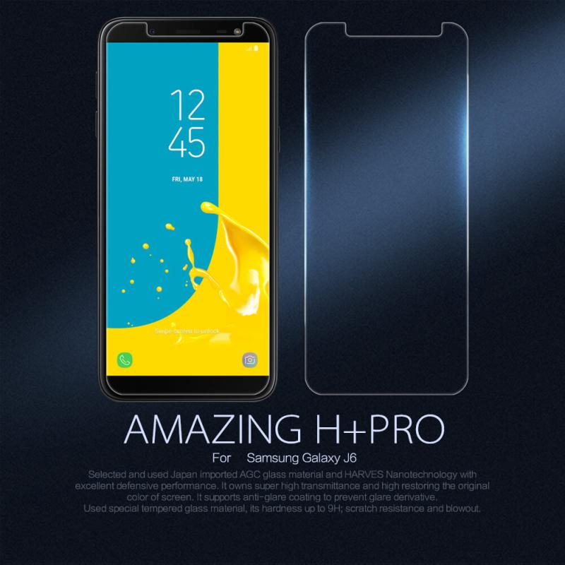 Nillkin Amazing H+ Pro tempered glass screen protector for Samsung Galaxy J6 (J600) order from official NILLKIN store