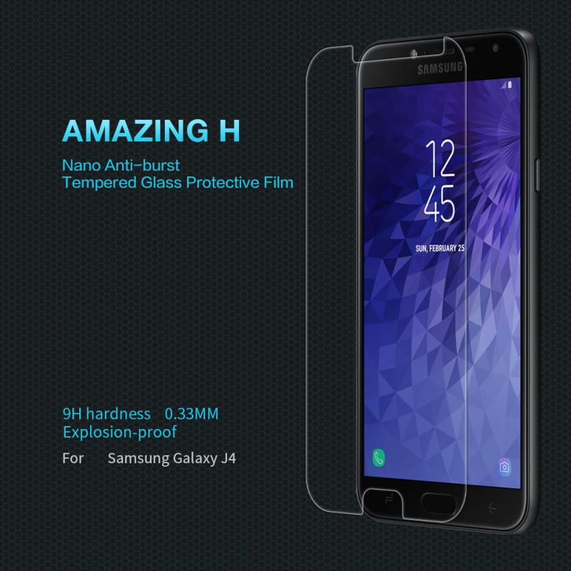 Nillkin Amazing H tempered glass screen protector for Samsung Galaxy J4 order from official NILLKIN store