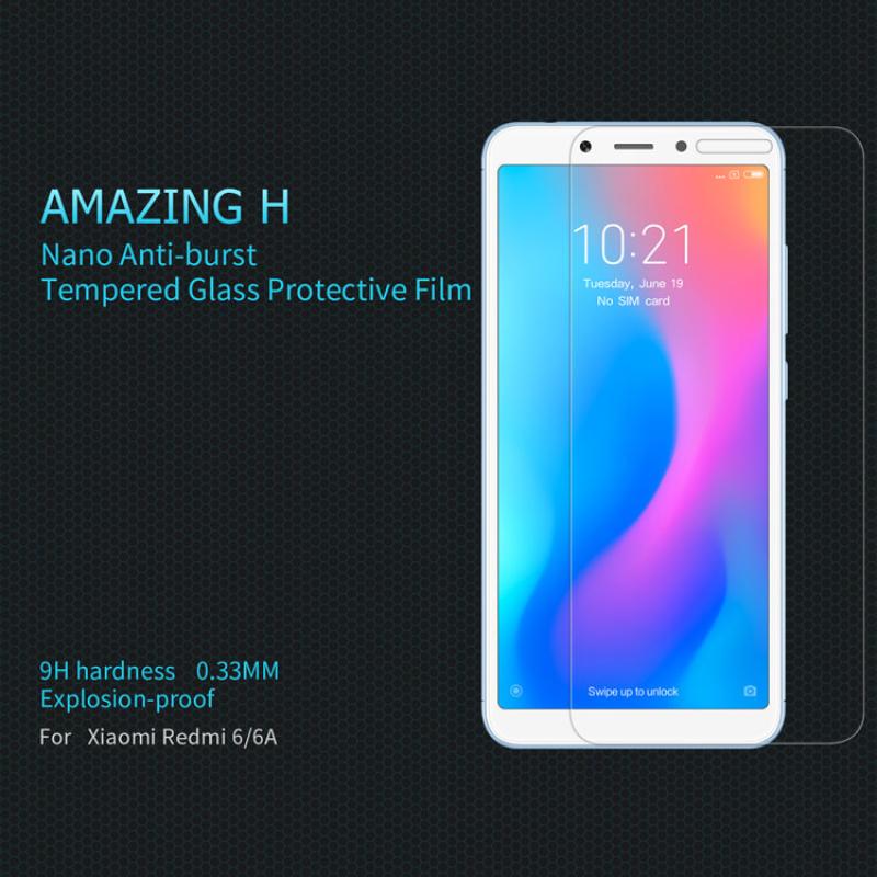 Nillkin Amazing H tempered glass screen protector for Xiaomi Redmi 6 (Redmi 6A) order from official NILLKIN store