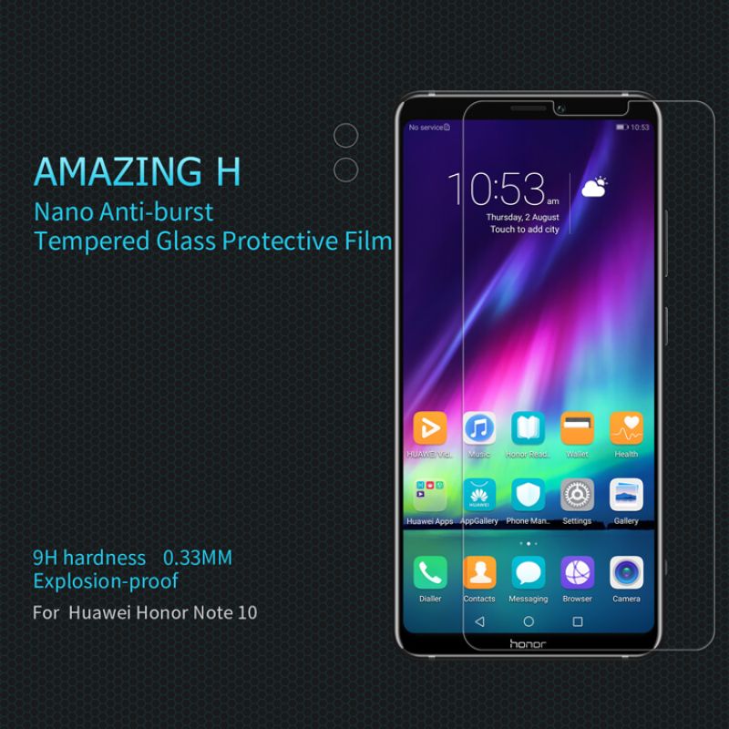 Nillkin Amazing H tempered glass screen protector for Huawei Honor Note 10 order from official NILLKIN store
