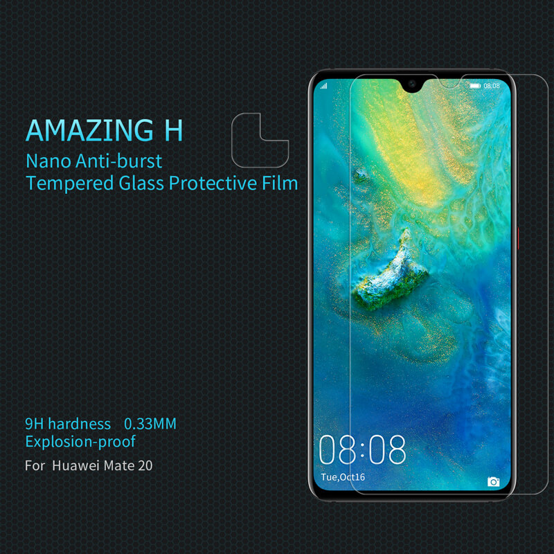 Nillkin Amazing H tempered glass screen protector for Huawei Mate 20 order from official NILLKIN store