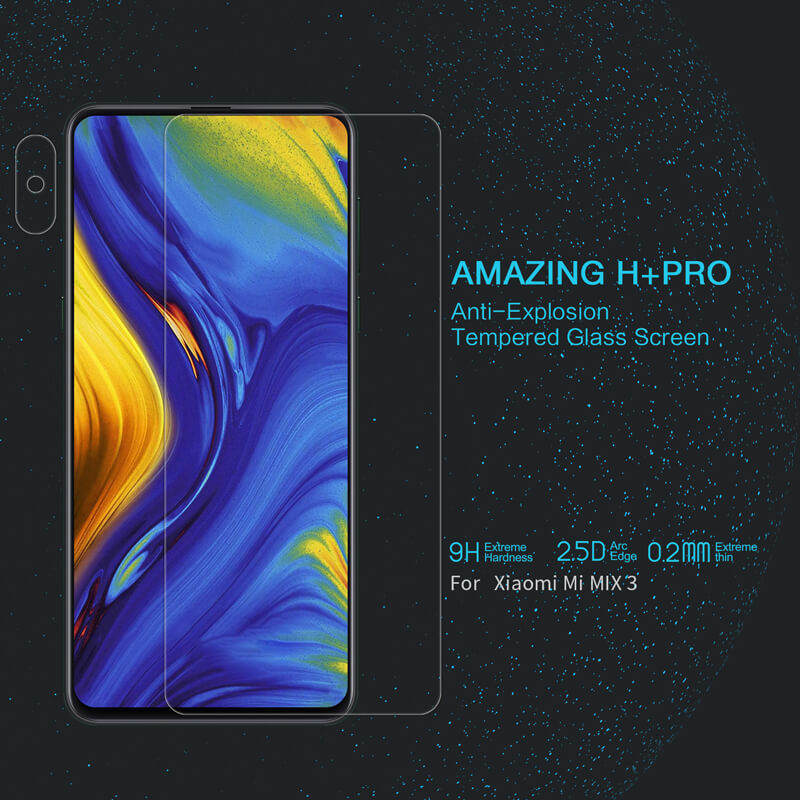Nillkin Amazing H+ Pro tempered glass screen protector for Xiaomi Mi MIX 3 order from official NILLKIN store
