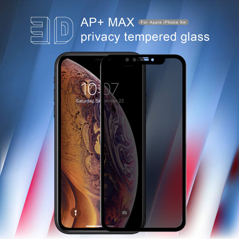 Nillkin Amazing 3D AP+ Max privacy tempered glass screen protector for Apple iPhone XR order from official NILLKIN store