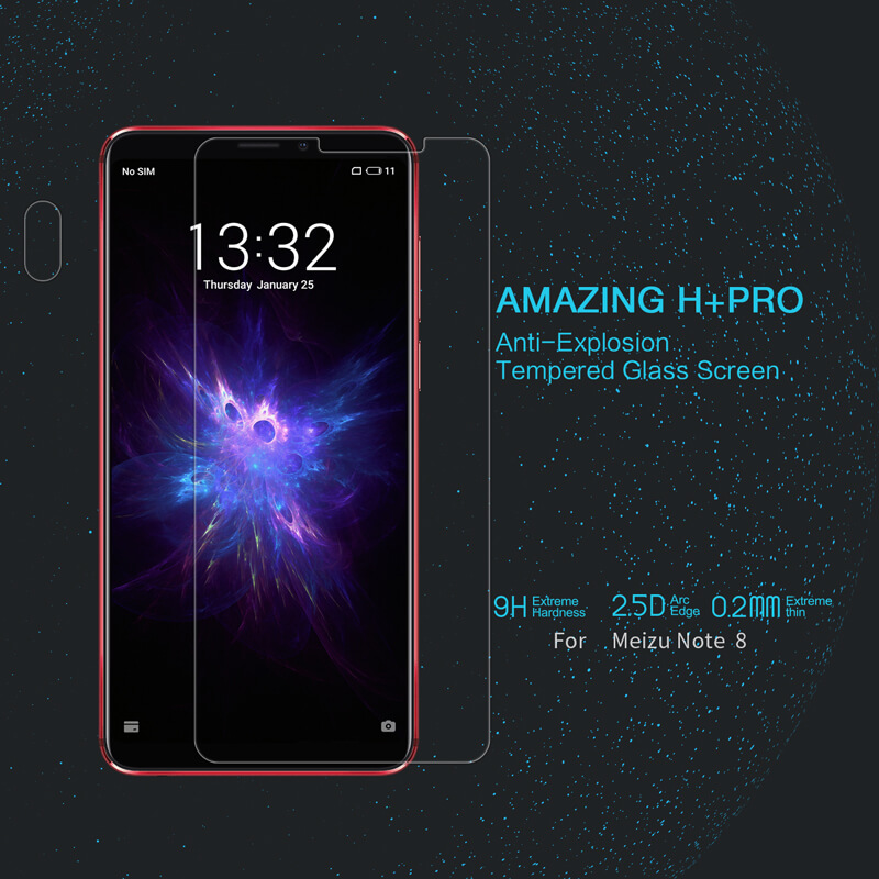 Nillkin Amazing H+ Pro tempered glass screen protector for Meizu Note 8 order from official NILLKIN store