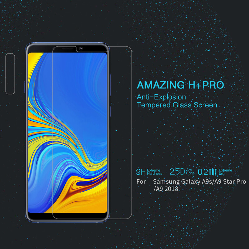 Nillkin Amazing H+ Pro tempered glass screen protector for Samsung Galaxy A9s, A9 Star Pro, A9 (2018) order from official NILLKIN store
