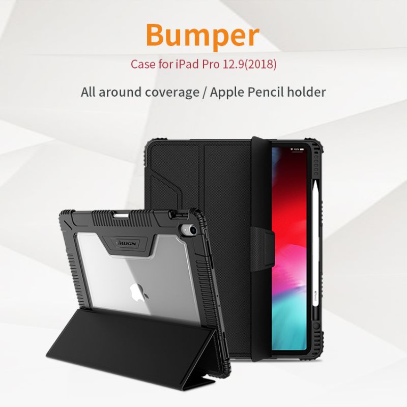 Nillkin Bumper Leather cover case for Apple iPad Pro 12.9 (2018) order from official NILLKIN store