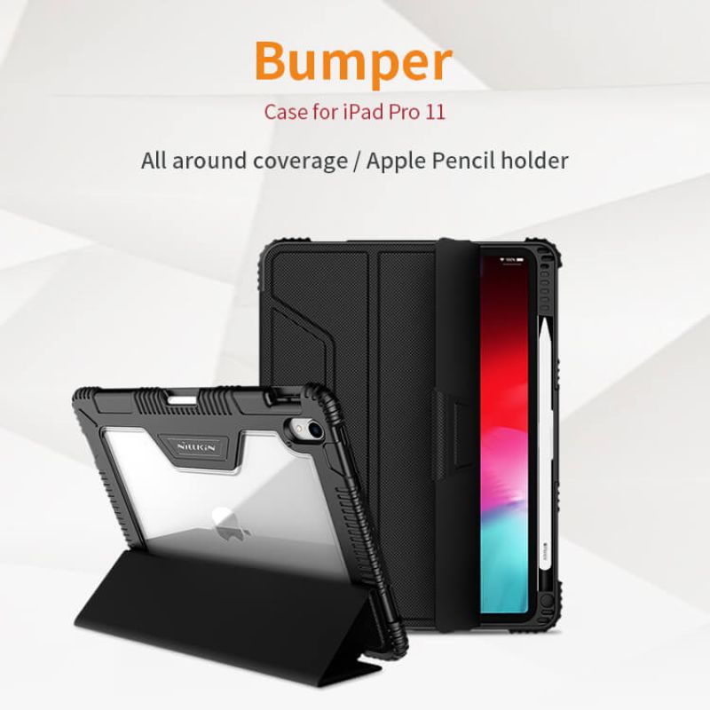 Nillkin Bumper Leather cover case for Apple iPad Pro 11 (2018) order from official NILLKIN store