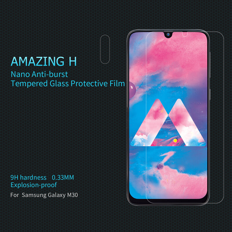 Nillkin Amazing H tempered glass screen protector for Samsung Galaxy M30 order from official NILLKIN store
