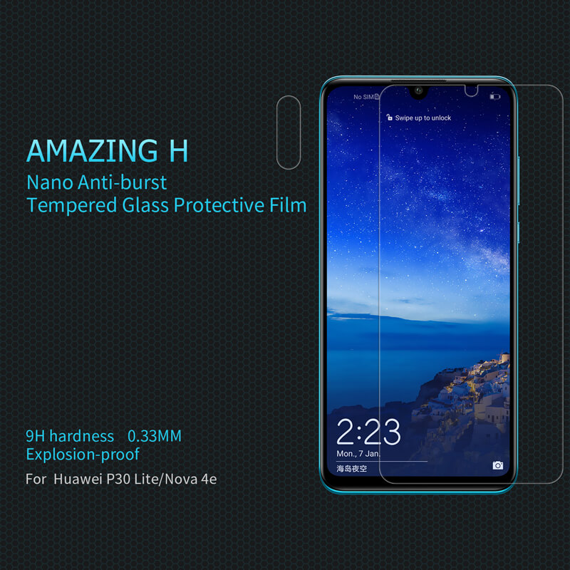 Nillkin Amazing H tempered glass screen protector for Huawei P30 Lite (Nova 4e) order from official NILLKIN store