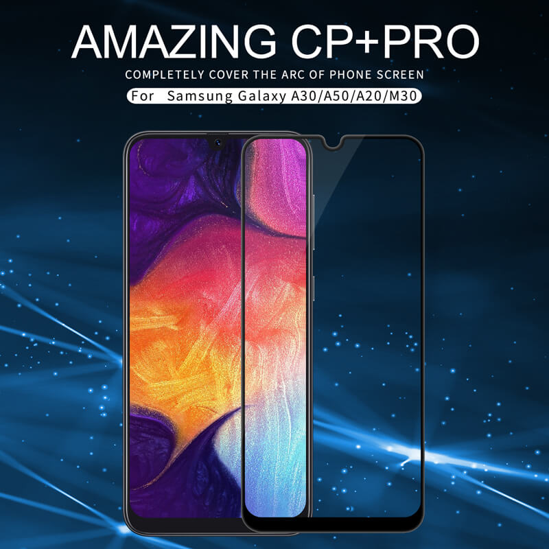 Nillkin Amazing CP+ Pro tempered glass screen protector for Samsung Galaxy A30, A50, A20, M30 order from official NILLKIN store