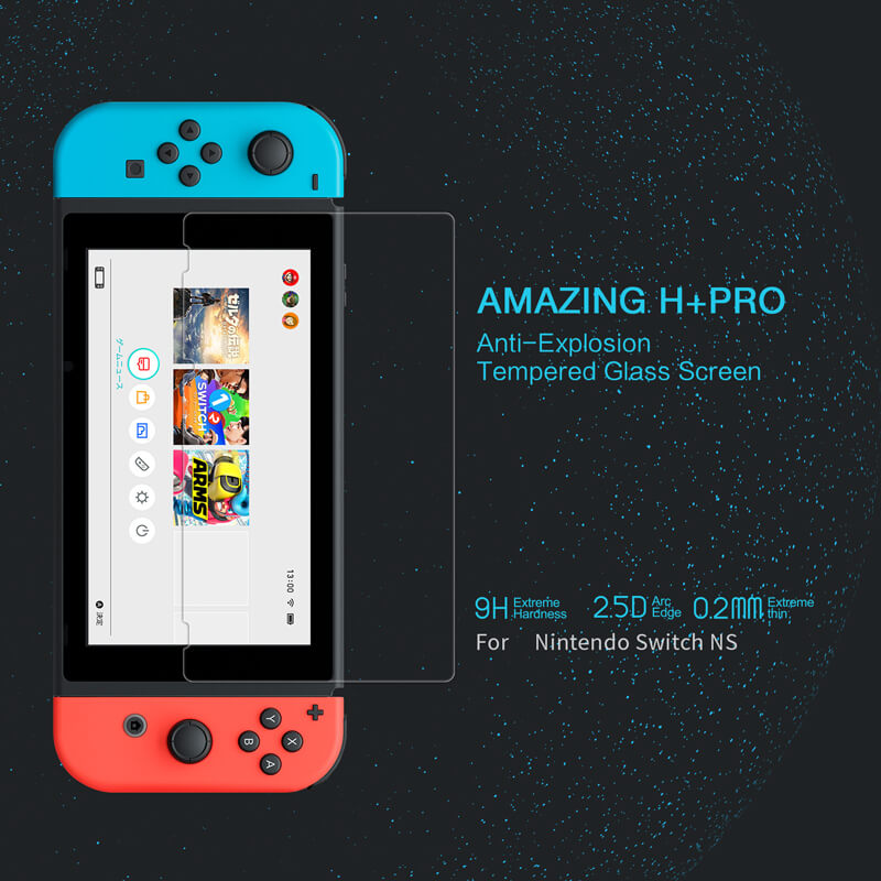 Nillkin Amazing H+ Pro tempered glass screen protector for Nintendo Switch NS order from official NILLKIN store