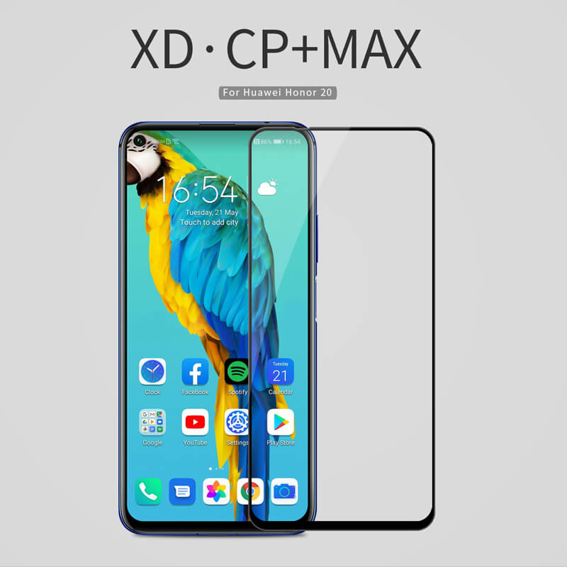 Nillkin Amazing XD CP+ Max tempered glass screen protector for Huawei Honor 20, Honor 20S, Nova 5T order from official NILLKIN store