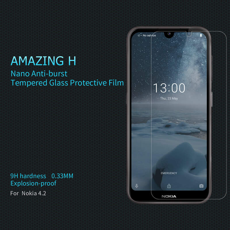 Nillkin Amazing H tempered glass screen protector for Nokia 4.2 order from official NILLKIN store