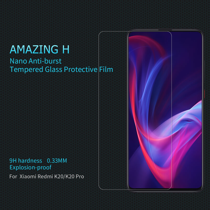 Nillkin Amazing H tempered glass screen protector for Xiaomi Redmi K20, K20 Pro (Xiaomi Mi9T, Mi9T Pro) order from official NILLKIN store