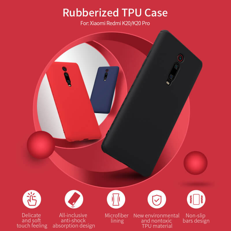 Nillkin Rubber Wrapped protective cover case for Xiaomi Redmi K20